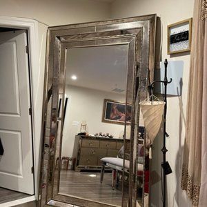 Horchow - Handcrafted  Floor Mirror - Approx. 42. 3 W x 5 D x 82